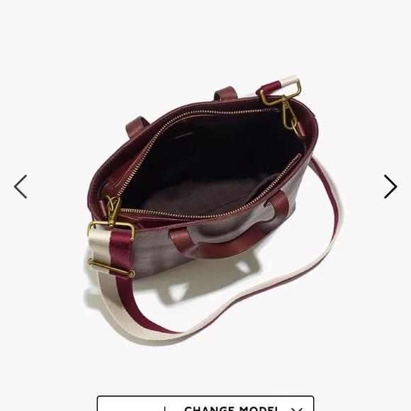 Madewell Bags The Ziptop Transport Crossbody Colorblock bing